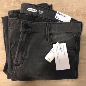 (NWT) Old Navy Jeans (Rockstar, Super Skinny, Grey)